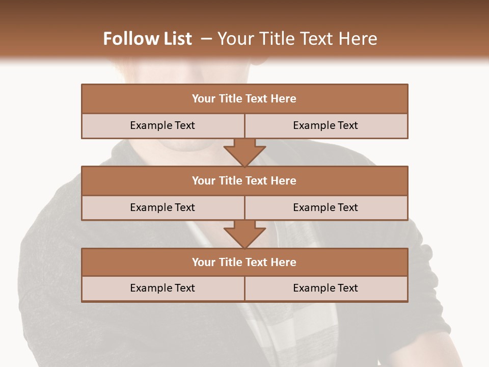 Guy With Mohawk PowerPoint Template