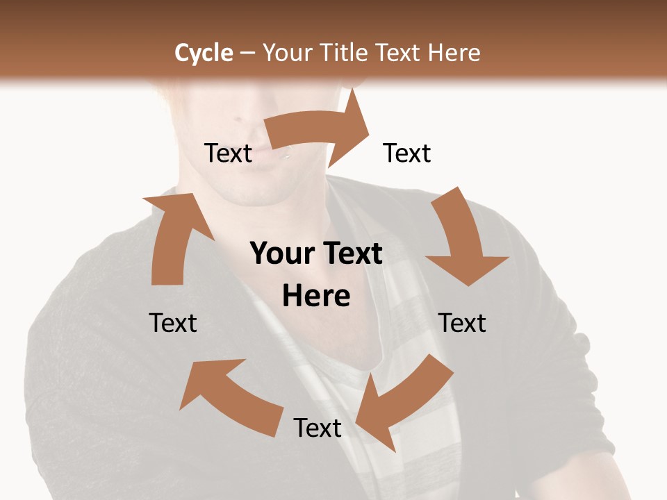 Guy With Mohawk PowerPoint Template
