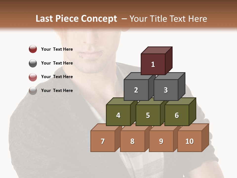 Guy With Mohawk PowerPoint Template