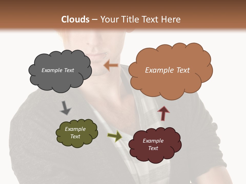 Guy With Mohawk PowerPoint Template