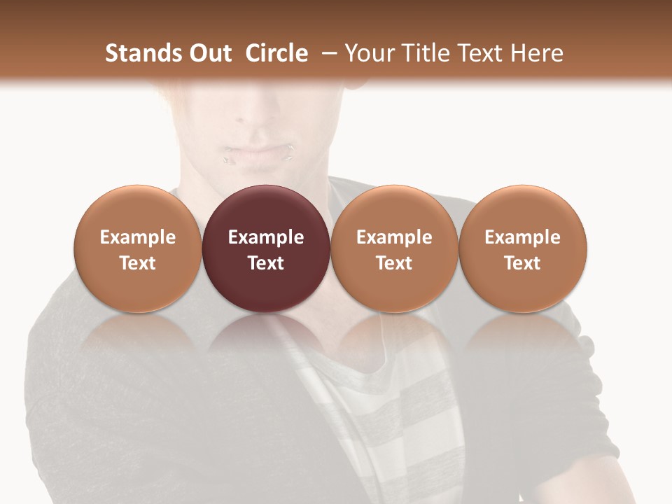 Guy With Mohawk PowerPoint Template