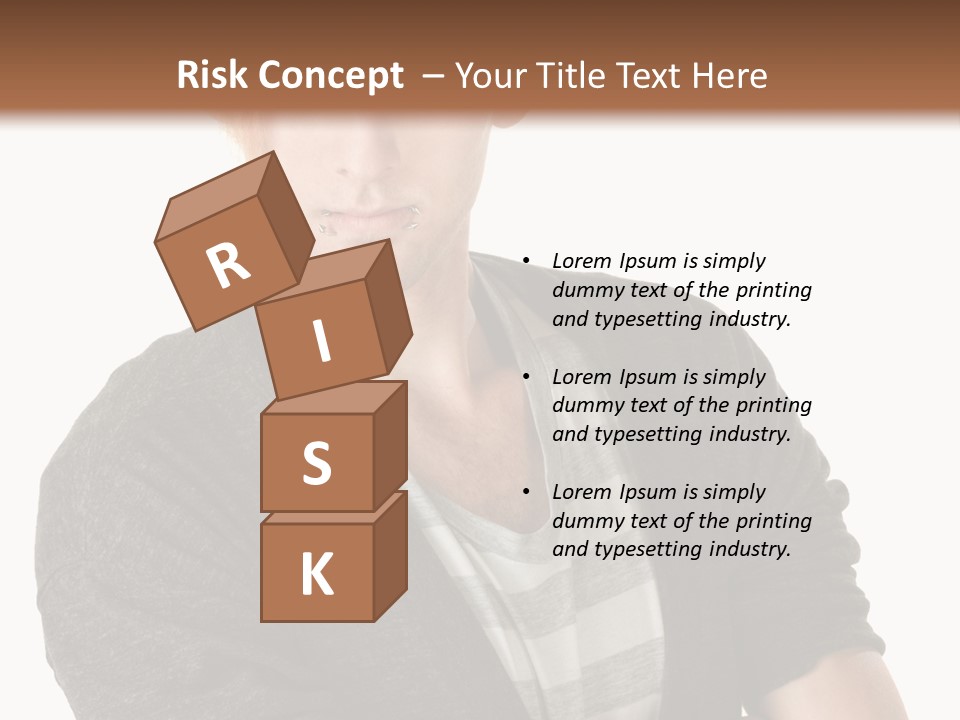 Guy With Mohawk PowerPoint Template