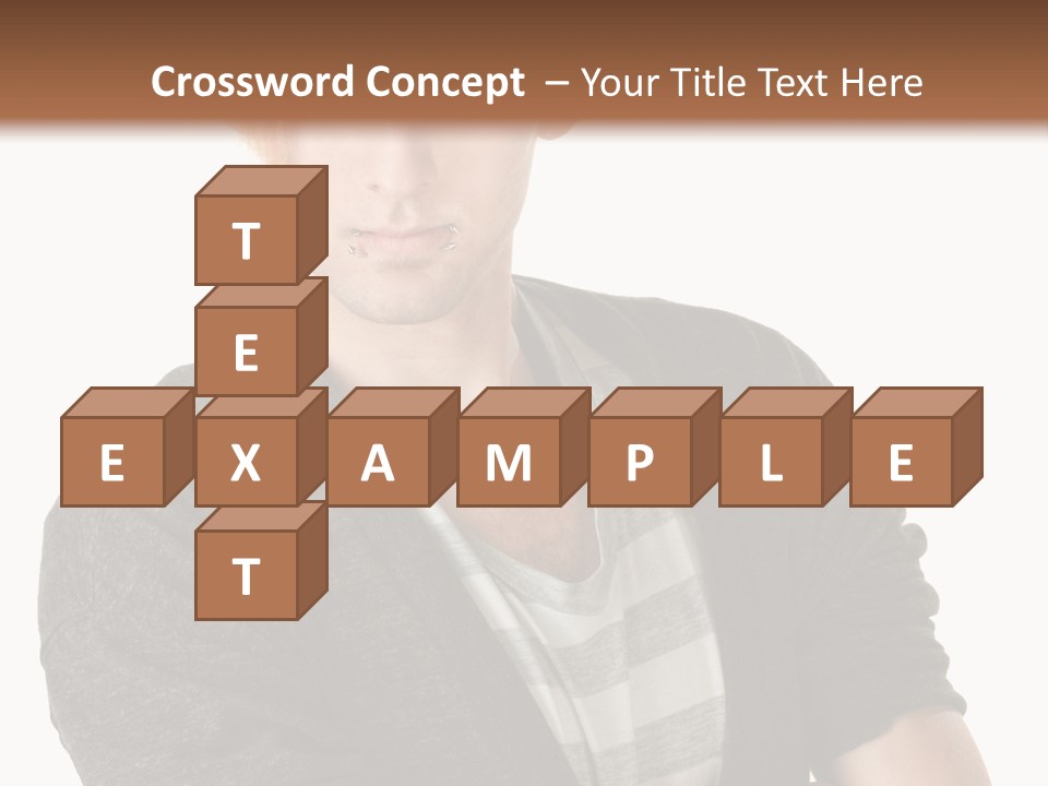 Guy With Mohawk PowerPoint Template