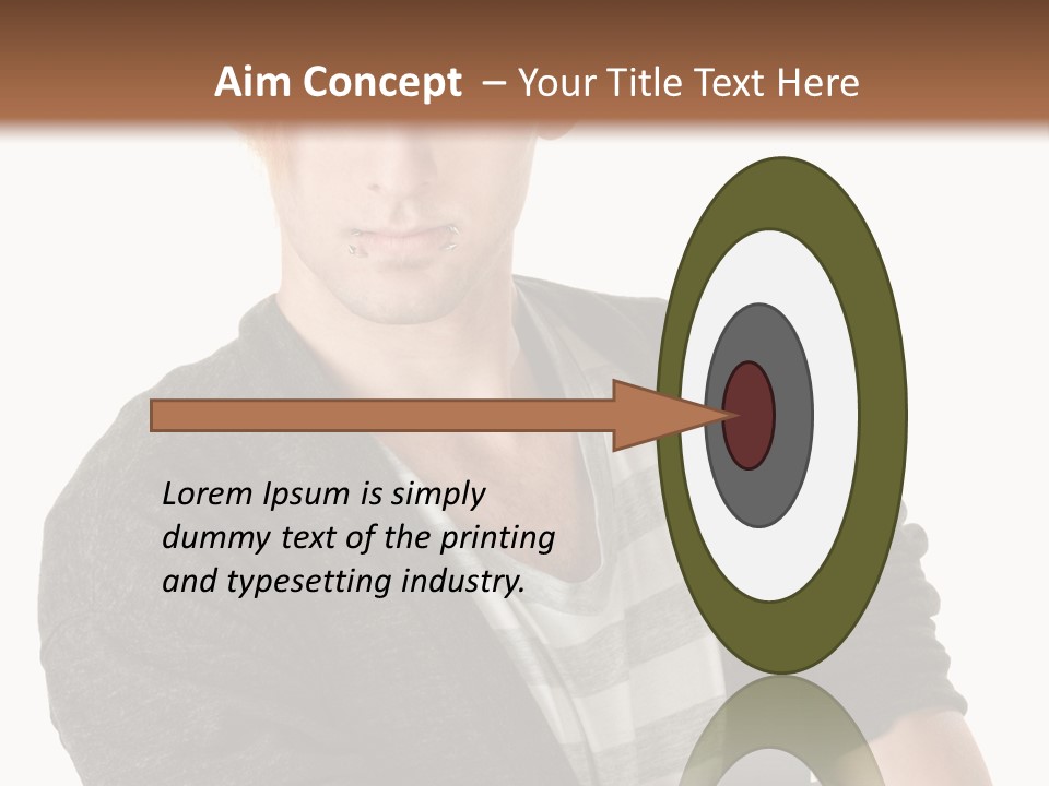 Guy With Mohawk PowerPoint Template