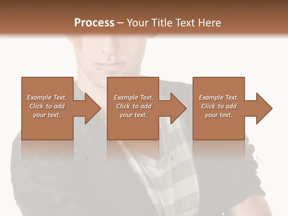 Guy With Mohawk PowerPoint Template