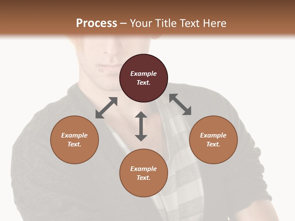 Guy With Mohawk PowerPoint Template