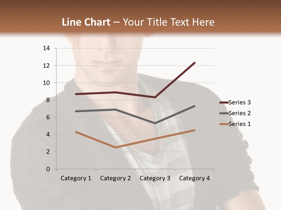 Guy With Mohawk PowerPoint Template