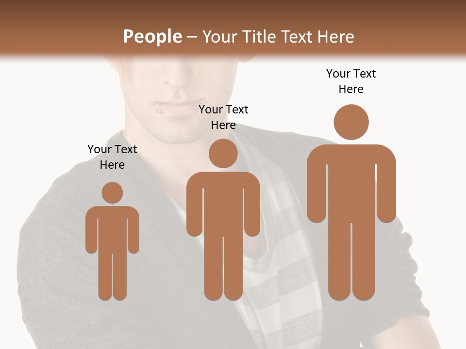 Guy With Mohawk PowerPoint Template