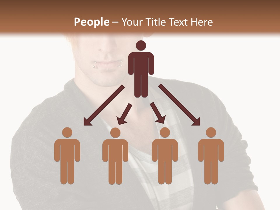 Guy With Mohawk PowerPoint Template