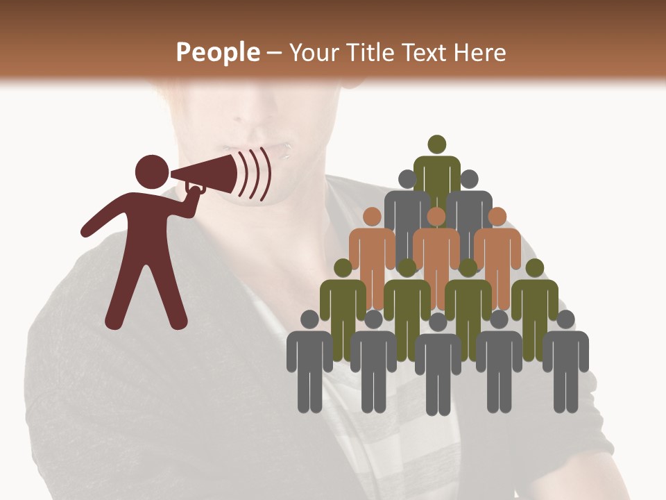 Guy With Mohawk PowerPoint Template