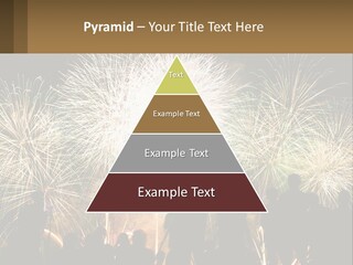 People Look At Fireworks PowerPoint Template