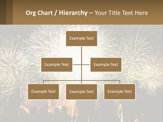 People Look At Fireworks PowerPoint Template