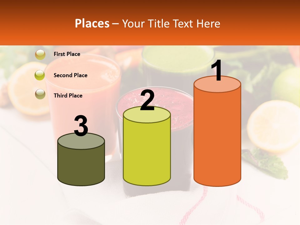 Carrot Juice, Beets With Herbs PowerPoint Template