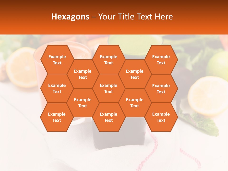 Carrot Juice, Beets With Herbs PowerPoint Template