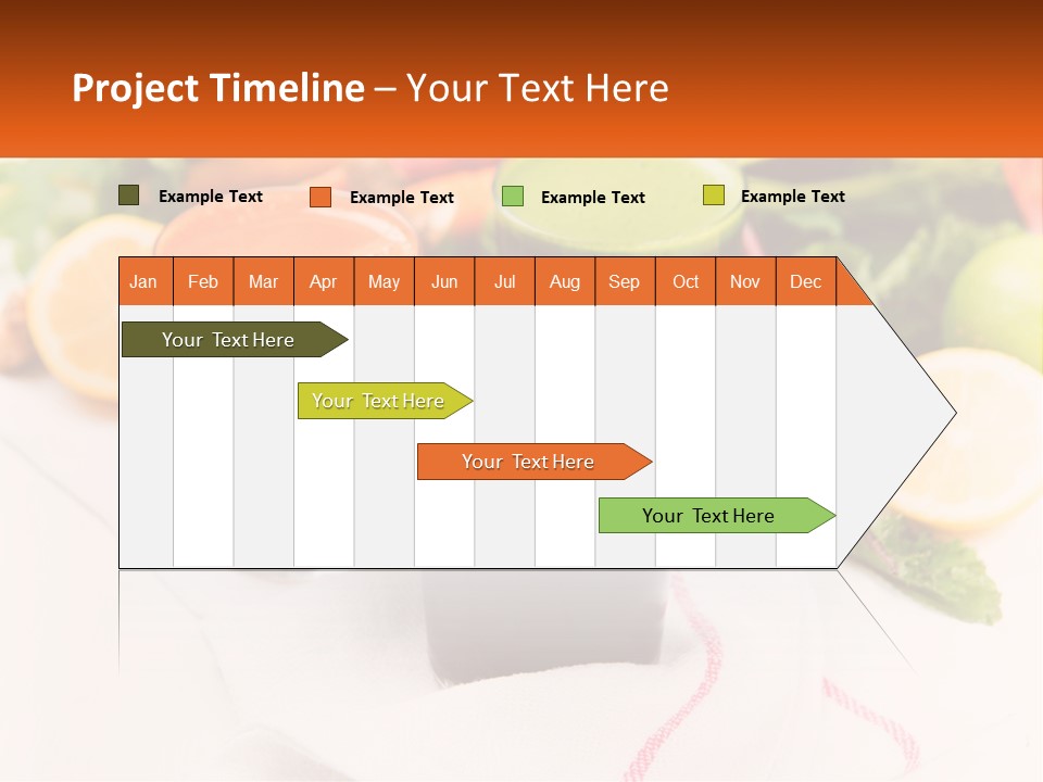 Carrot Juice, Beets With Herbs PowerPoint Template