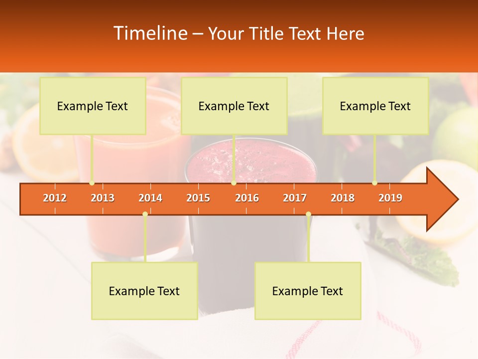 Carrot Juice, Beets With Herbs PowerPoint Template