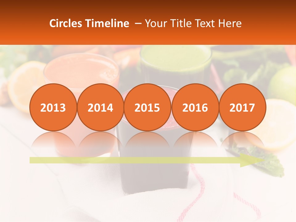 Carrot Juice, Beets With Herbs PowerPoint Template