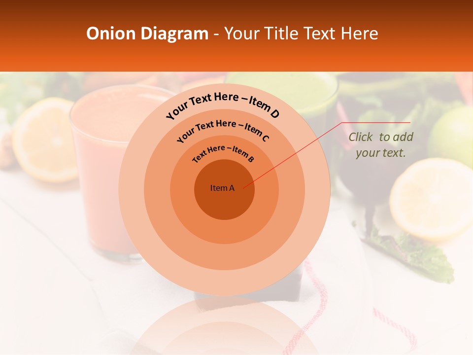 Carrot Juice, Beets With Herbs PowerPoint Template