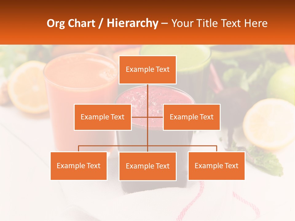Carrot Juice, Beets With Herbs PowerPoint Template