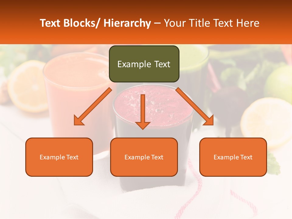 Carrot Juice, Beets With Herbs PowerPoint Template
