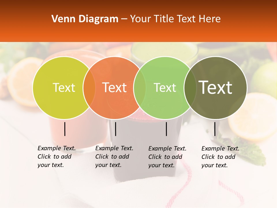 Carrot Juice, Beets With Herbs PowerPoint Template