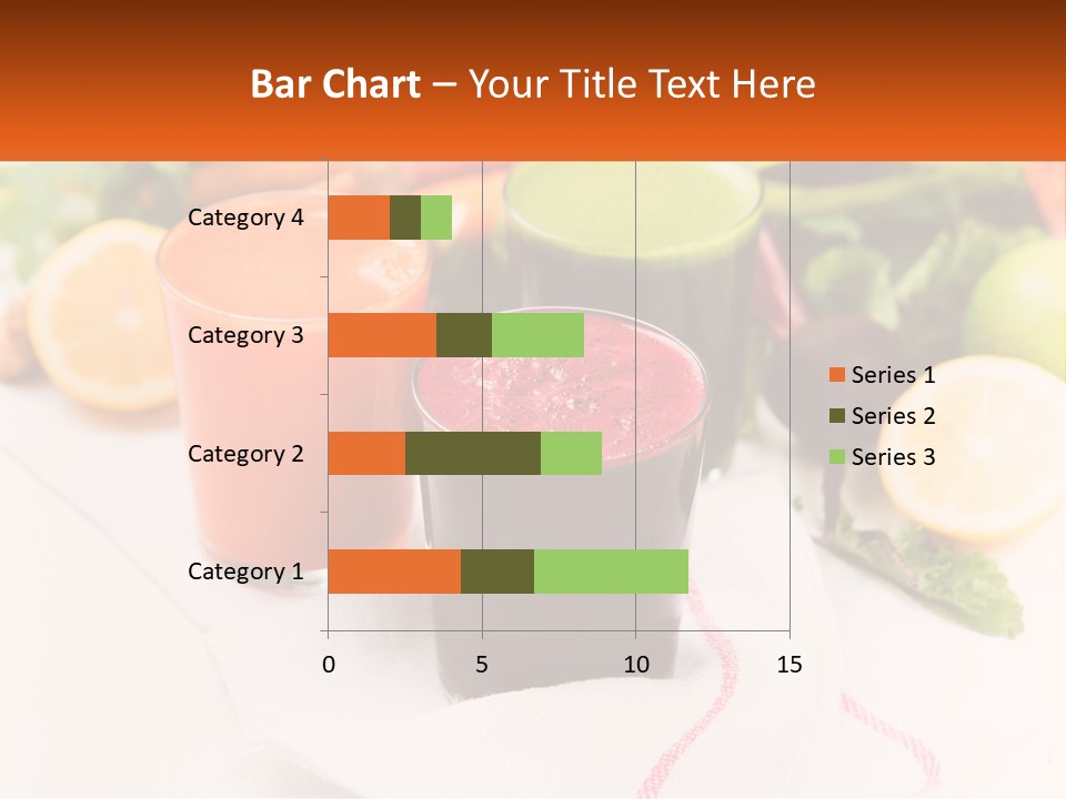Carrot Juice, Beets With Herbs PowerPoint Template