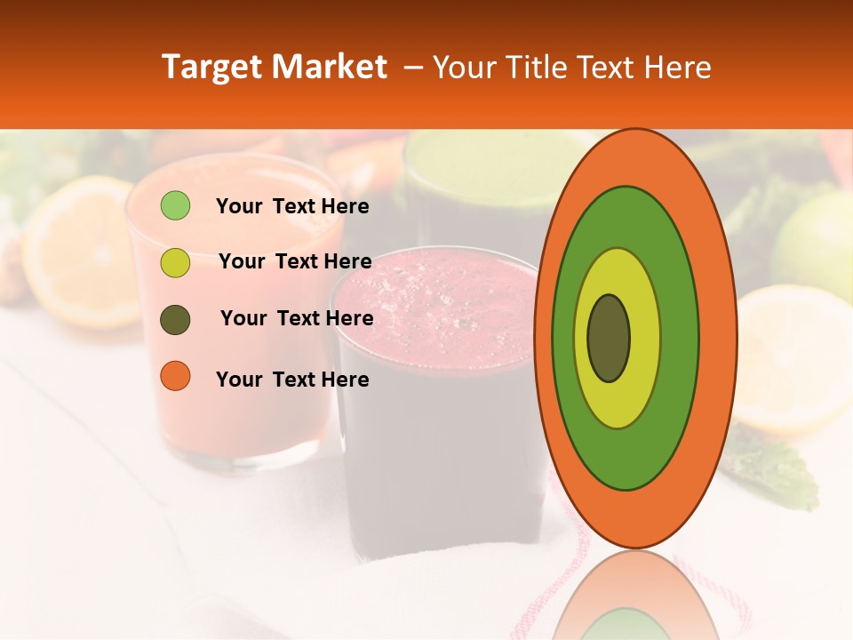 Carrot Juice, Beets With Herbs PowerPoint Template