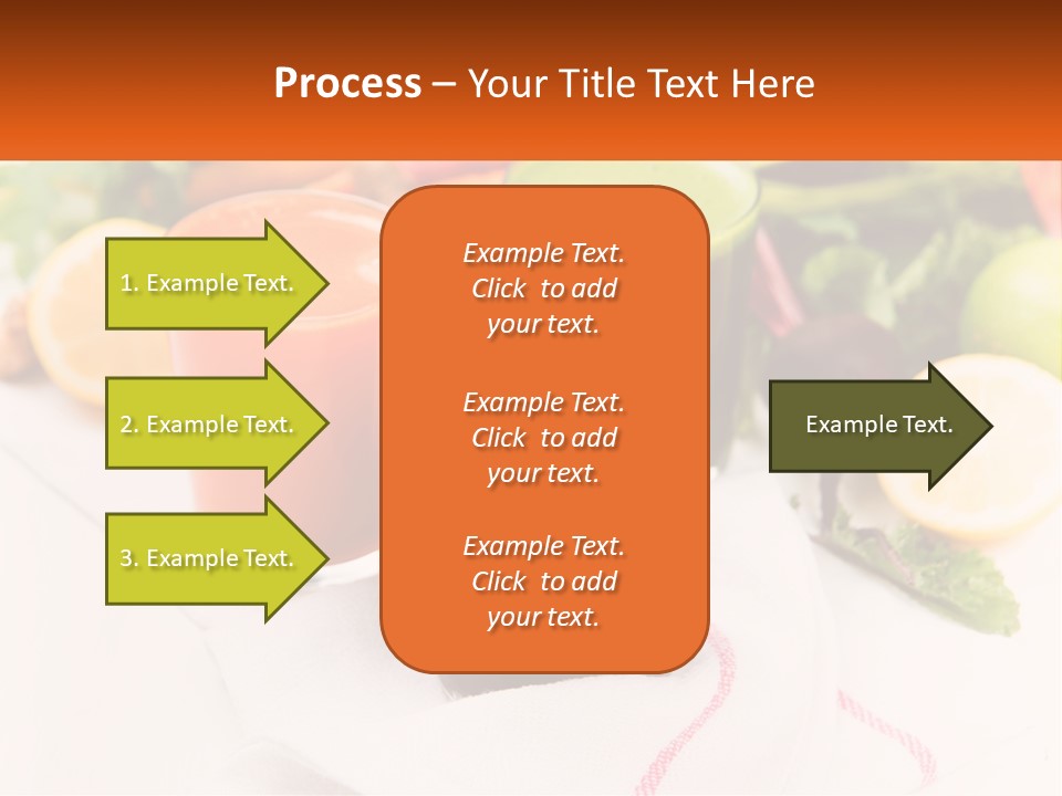 Carrot Juice, Beets With Herbs PowerPoint Template