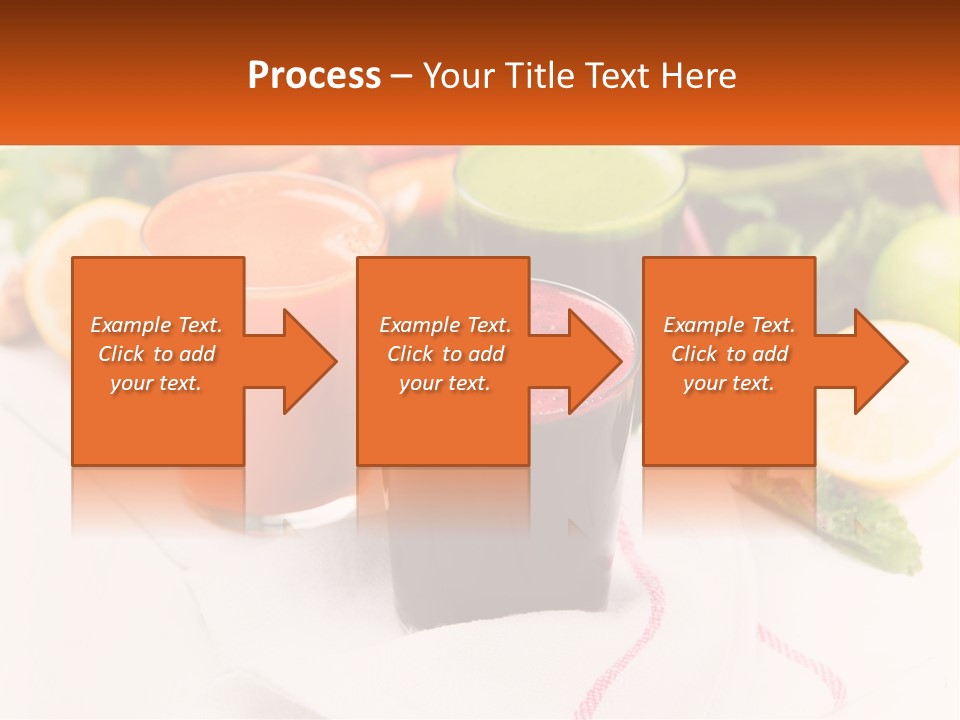 Carrot Juice, Beets With Herbs PowerPoint Template