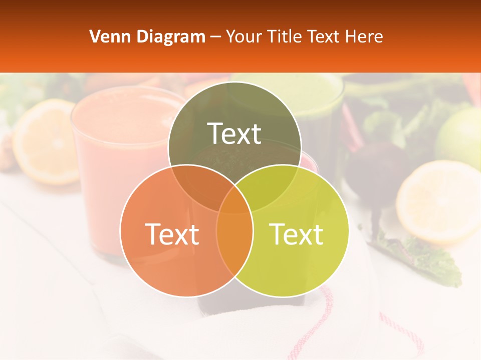 Carrot Juice, Beets With Herbs PowerPoint Template