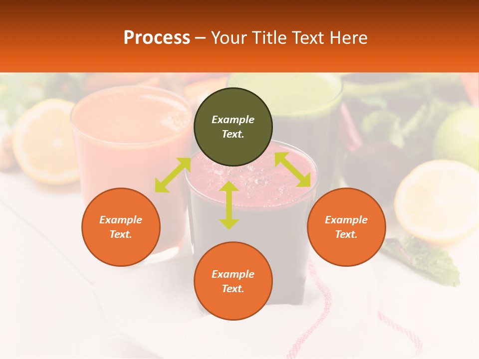 Carrot Juice, Beets With Herbs PowerPoint Template