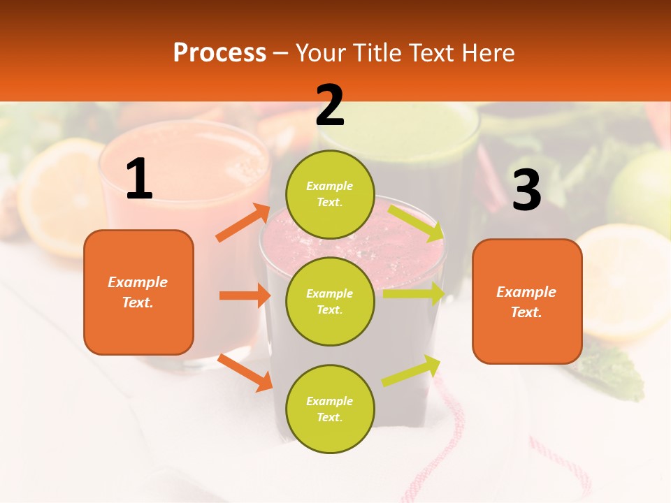 Carrot Juice, Beets With Herbs PowerPoint Template