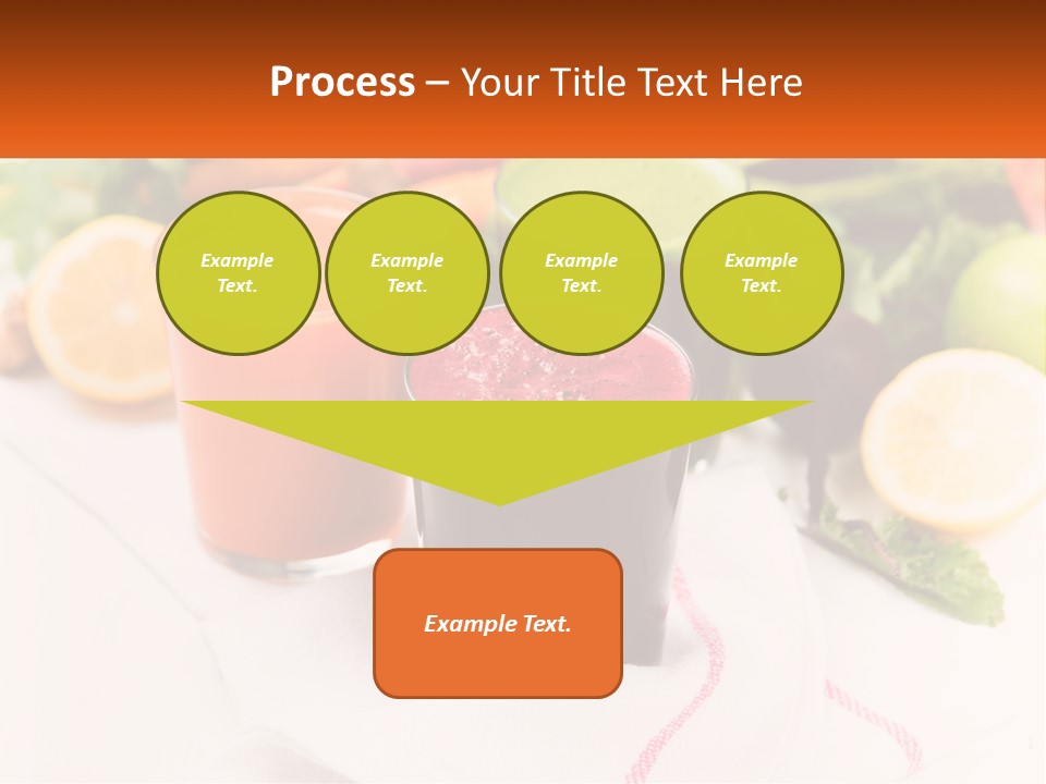Carrot Juice, Beets With Herbs PowerPoint Template