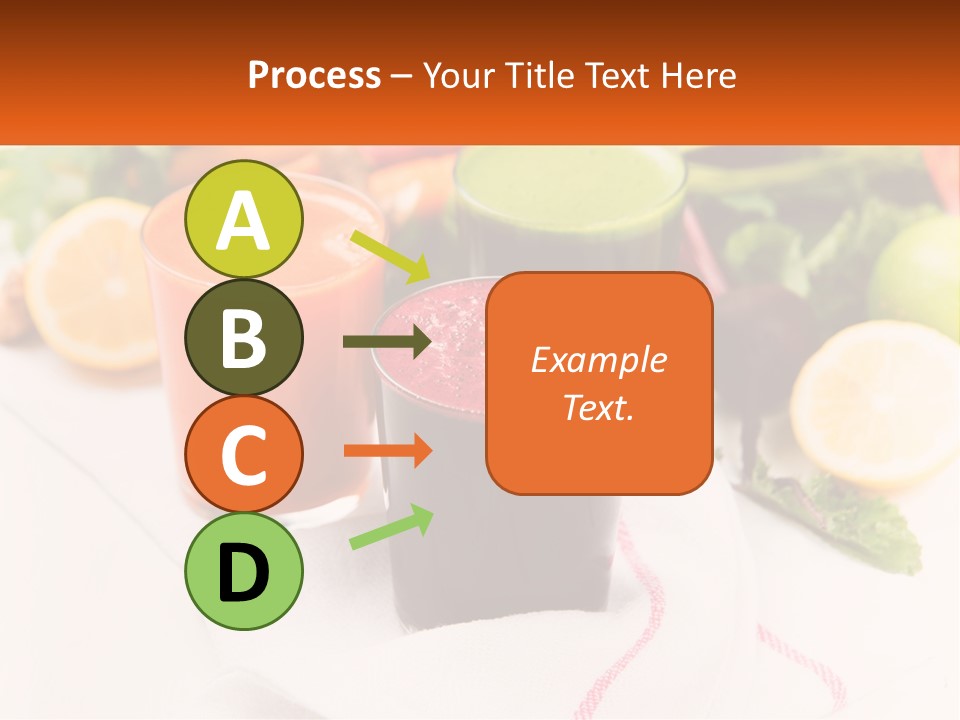 Carrot Juice, Beets With Herbs PowerPoint Template