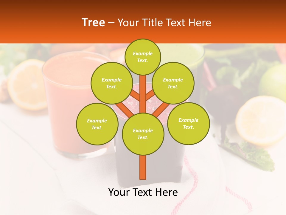 Carrot Juice, Beets With Herbs PowerPoint Template