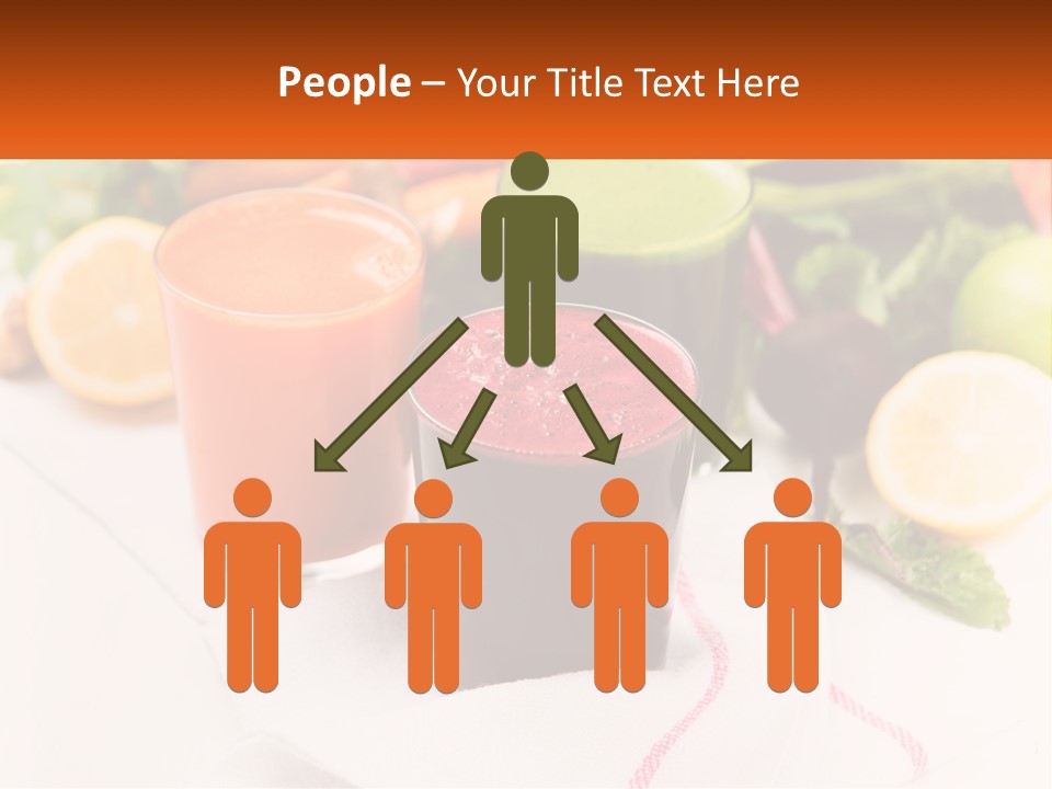 Carrot Juice, Beets With Herbs PowerPoint Template