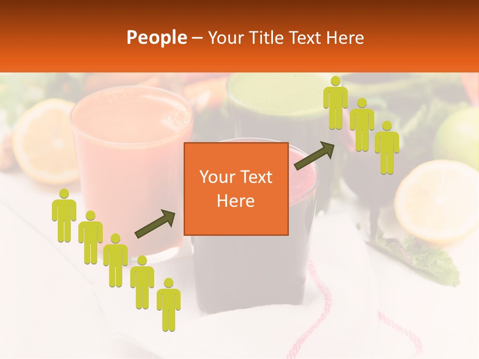 Carrot Juice, Beets With Herbs PowerPoint Template