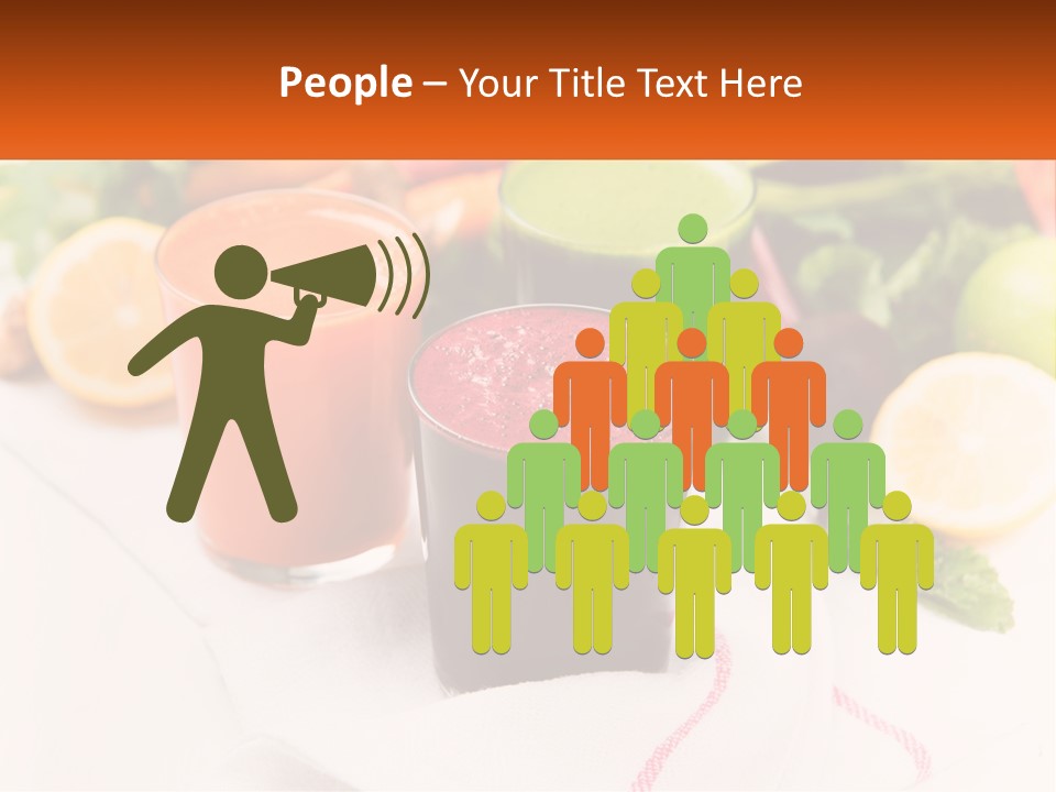 Carrot Juice, Beets With Herbs PowerPoint Template