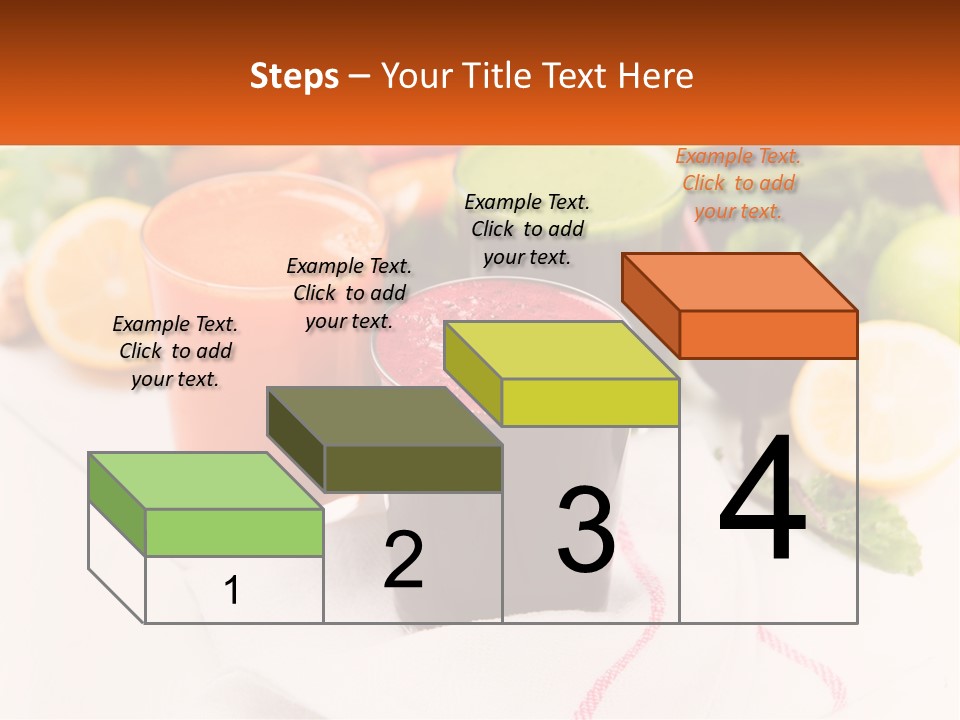 Carrot Juice, Beets With Herbs PowerPoint Template