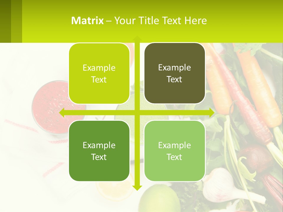 Vegetable Juice PowerPoint Template