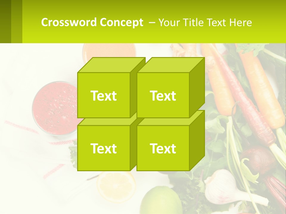 Vegetable Juice PowerPoint Template