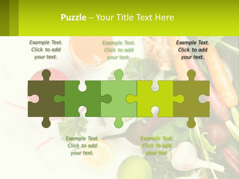 Vegetable Juice PowerPoint Template