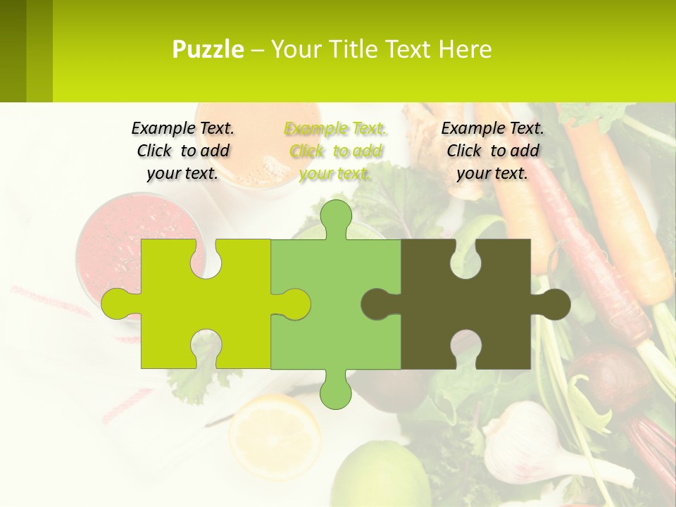 Vegetable Juice PowerPoint Template