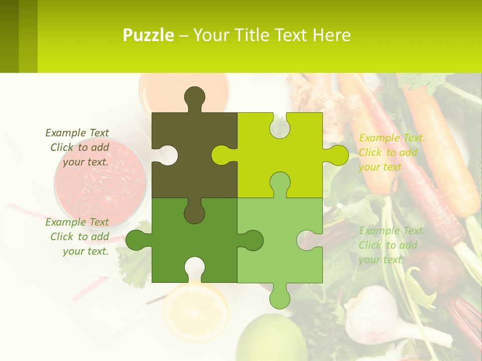 Vegetable Juice PowerPoint Template