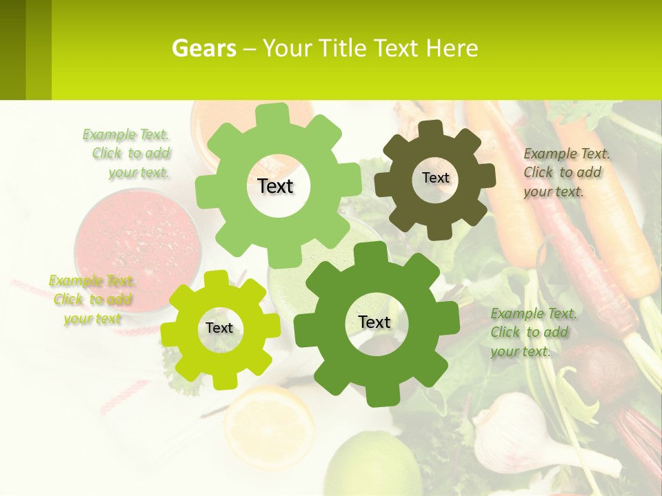 Vegetable Juice PowerPoint Template