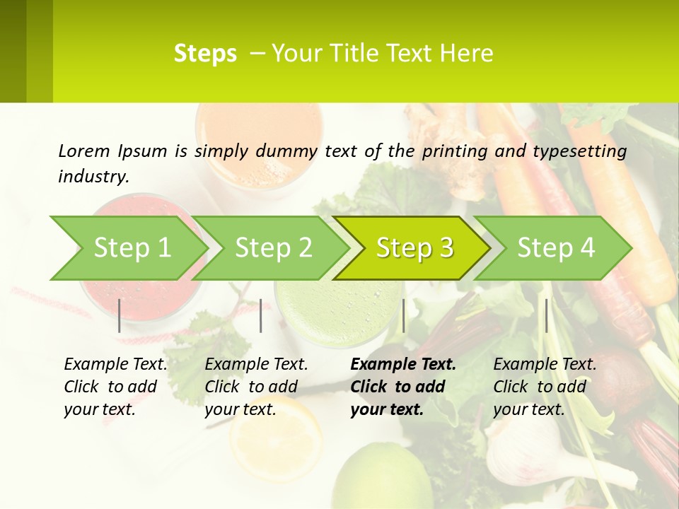 Vegetable Juice PowerPoint Template