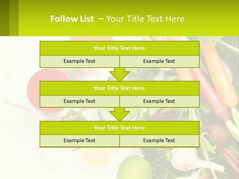 Vegetable Juice PowerPoint Template