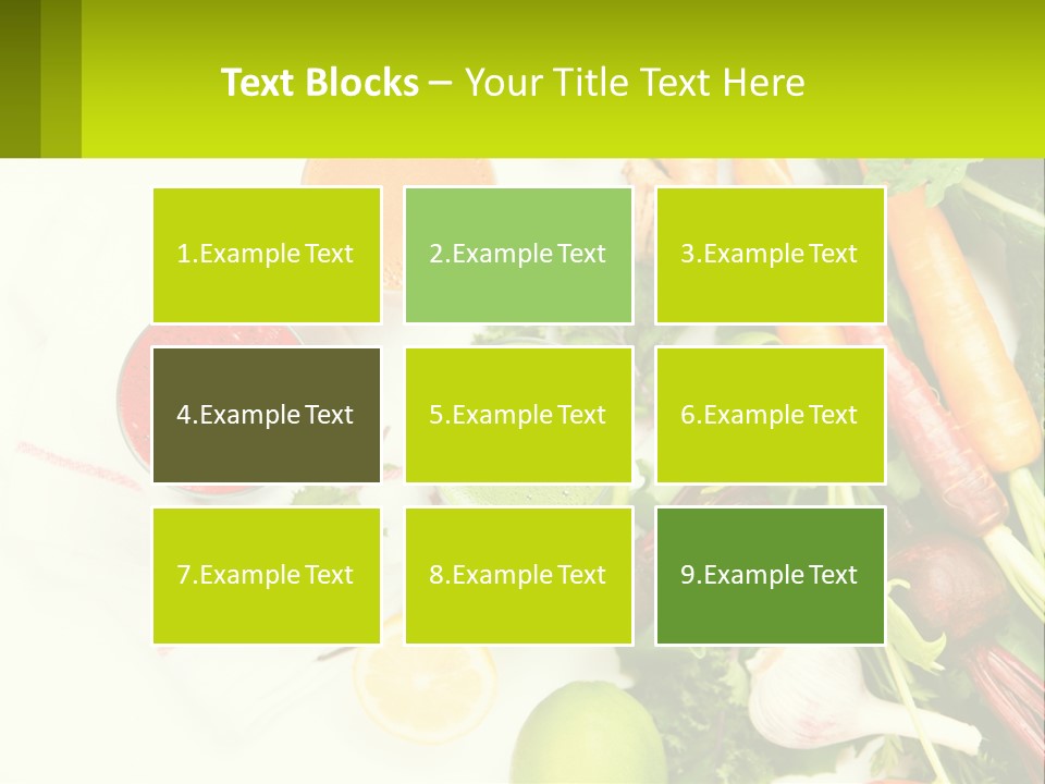 Vegetable Juice PowerPoint Template