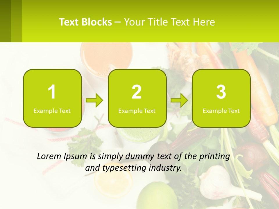 Vegetable Juice PowerPoint Template