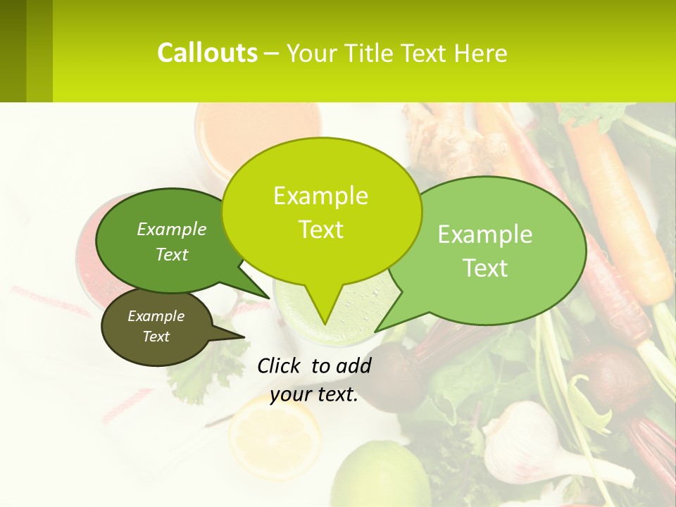 Vegetable Juice PowerPoint Template